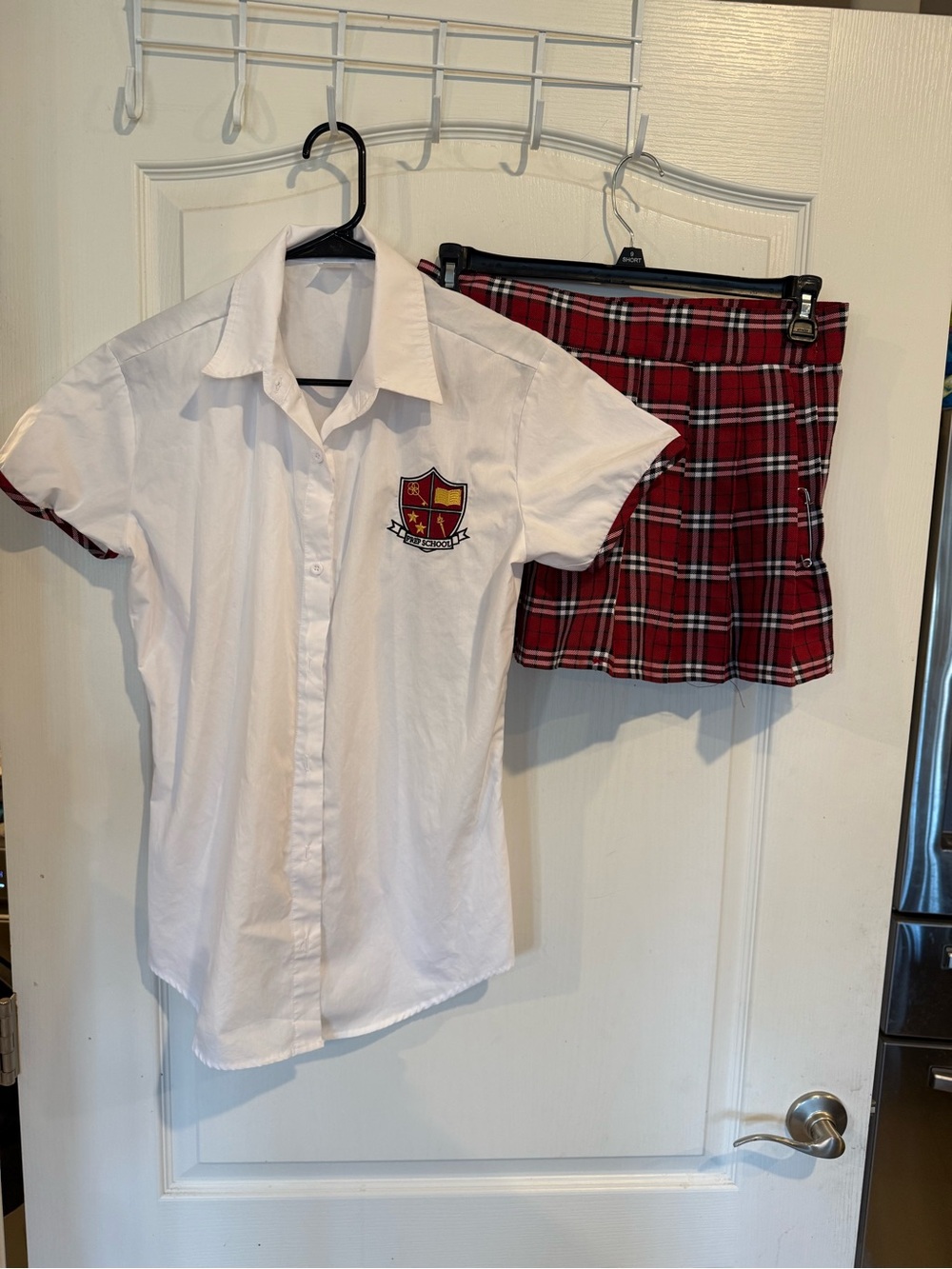 Spirit Halloween sexy uniform School Girl cosplay Costume small / medium new